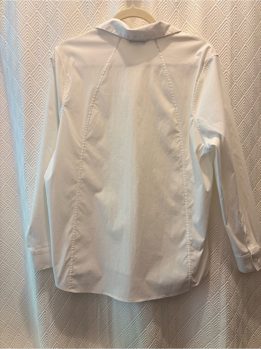 ATHLETA Midtown II Shirt White Button Down Large - Picture 6 of 10